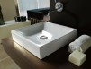 Kerasan Cento umywalka stawiana na blat 45x45 biały 3544