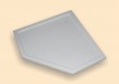 Huppe Purano brodzik pentagonalny 90x90 konglomerat biały 210601.055