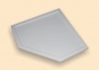 Huppe Purano brodzik pentagonalny 100x100 konglomerat biały 210602.055