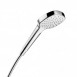 Hansgrohe Croma Select E 1jet EcoSmart główka słuchawka prysznicowa biały/chrom 26816400