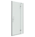 Omnires Manhattan drzwi do wnęki otwierane 90 cm L/P chrom przeźroczyste Easy Clean ADP90XLUX-TCRTR