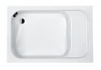Sanplast Classic Bzs/CL brodzik prostokątny głęboki z siedziskiem 80x110 akryl biały 615010053001000