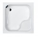Sanplast Classic Bzs/CL brodzik kwadratowy głęboki z siedziskiem 80x80 akryl biały 615010024001000