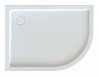 Sanplast Free Line BPL/FREE brodzik półokrągły asymetryczny lewy 80x120 akryl biały 615040178001000