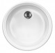 Deante Lusitano zlewozmywak ceramiczny okrągły 1 komora bez ociekacza biały ZCL680N