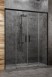 Radaway Idea Black DWD drzwi wnękowe 190 cm czarny przeźroczyste Easy Clean 387129-54-01