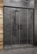 Radaway Idea Black DWD drzwi wnękowe 150 cm czarny przeźroczyste Easy Clean 387125-54-01