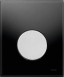 Tece Loop przycisk spłukujący do pisuaru szkło czarne przycisk chrom matowy 9242655