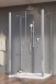 Radaway Nes DWD+2S kabina trójścienna 70x100x70 drzwi dwuczęściowe wahadłowe chrom przeźroczyste Easy Clean 10040070-01-01+10035100-01-01+10040070-01-01