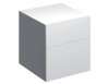 Geberit Xeno 2 szafka boczna z dwoma szufladkami 45 cm biały połysk 500.504.01.1