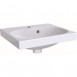 Geberit Acanto umywalka meblowa z otworem na baterię z przelewem 45x38,2 cm ceramika biały 500.636.01.2