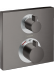 Hansgrohe Ecostat Square Bateria termostatyczna do montażu podtynkowego do 2 odbiorników czarny chrom szczotkowany 15714340