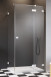Radaway Essenza Pro White KDJ kabina prostokątna 120x80 drzwi otwierane prawe 120 i ścianka 80 biały przeźroczyste Easy Clean 10097120-04-01R + 10098080-01-01