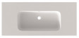 Riho Livit Velvet Slim umywalka prostokątna 100,5x46 cm z otworem na baterię biały mat F70028D