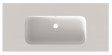 Riho Livit Velvet Slim umywalka prostokątna 100,5x46 cm bez otworu na baterię biały mat F70027