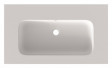 Riho Livit Velvet Top umywalka prostokątna 80,5x46 cm  z otworem na baterię biały mat F70042D