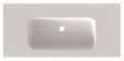 Riho Livit Velvet Top umywalka prostokątna 100,5x46 cm z otworem na baterię biały mat F70044