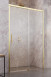 Radaway Idea Gold DWJ drzwi wnękowe przesuwne 140 cm prawe złoty przeźroczyste Easy Clean 387018-09-01R