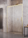 Radaway Idea Gold DWJ drzwi wnękowe przesuwne 150 cm lewe złoty przeźroczyste Easy Clean 387019-09-01L