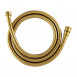 Omnires wąż prysznicowy w osłonie stalowej 150 cm złoty szczotkowany 023-XGLB