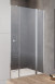 Radaway Eos DWJS drzwi do wnęki wahadłowe 130 cm prawe chrom przeźroczyste Easy Clean 13799455-01R