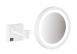 Hansgrohe AddStoris lusterko kosmetyczne z oświetleniem LED biały matowy 41790700