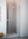 Radaway Carrena DWB drzwi do wnęki składane 70 cm prawe chrom przeźroczyste Easy Clean 134582-01-01NR