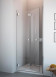 Radaway Carrena DWB drzwi do wnęki składane 90 cm lewe chrom przeźroczyste Easy Clean 134502-01-01NL