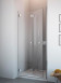 Radaway Carrena DWB drzwi do wnęki składane 80 cm lewe chrom przeźroczyste Easy Clean 134512-01-01NL