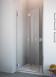 Radaway Carrena DWB drzwi do wnęki składane 70 cm lewe chrom przeźroczyste Easy Clean 134582-01-01NL