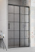 Radaway Idea Black DWJ Factory drzwi wnękowe przesuwne 110 cm prawe czarny krata Easy Clean 387015-54-55R