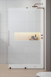 Radaway Furo SL Brushed Copper kabina typu Walk-In ścianka suwana 90 cm prawa miedź szczotkowana przeźroczyste Easy Clean 10306488-93-01R + 10110444-01-01