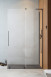 Radaway Furo SL Brushed GunMetal kabina typu Walk-In ścianka suwana 110 cm prawa gunmetal szczotkowany przeźroczyste Easy Clean 10306588-92-01R + 10110544-01-01