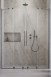 Radaway Furo Brushed GunMetal DWD drzwi wnękowe dwuczęściowe przesuwne 150 cm gunmetal szczotkowany przeźroczyste Easy Clean 10108413-92-01 + 10111367-01-01