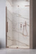 Radaway Furo SL Brushed Copper DWJ drzwi wnękowe przesuwne 90 cm prawe miedź szczotkowana przeźroczyste Easy Clean 10307472-93-01R + 10110430-01-01