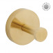 Vado Spa Knurled haczyk łazienkowy pojedynczy złoty szczotkowany IND-SPA186-BRGK