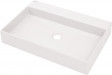 Deante Correo umywalka granitowa stawiana na blat 60x40 cm biały alabaster CQRAU6S
