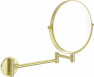 Deante Round Lusterko kosmetyczne na ruchomym ramieniu - dwustronne złoto szczotkowane ADRR811