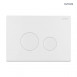 Oltens Lule przycisk spłukujący do WC biały mat 57102900