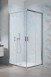Radaway Alienta C kabina kwadratowa 90x90 drzwi przesuwne chrom przeźroczyste Easy Clean 10239090-01-01