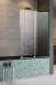 Radaway Furo SL PND II parawan wannowy przesuwny 110 cm prawy chrom przeźroczyste Easy Clean 10309588-01-01R + 10112544-01-01