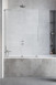Radaway Furo SL Brushed Nickel PND II parawan wannowy przesuwny 120 cm lewy nikiel przeźroczyste Easy Clean 10309638-91-01L + 10112594-01-01