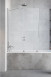 Radaway Furo Brushed Nickel PND II parawan wannowy przesuwny 180 cm lewy nikiel szczotkowany przeźroczyste Easy Clean 10109938-91-01L + 10112894-01-01