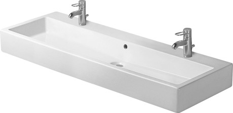 Duravit Vero umywalka 120cm 120x47 szlifowana biały alpin 0454120026