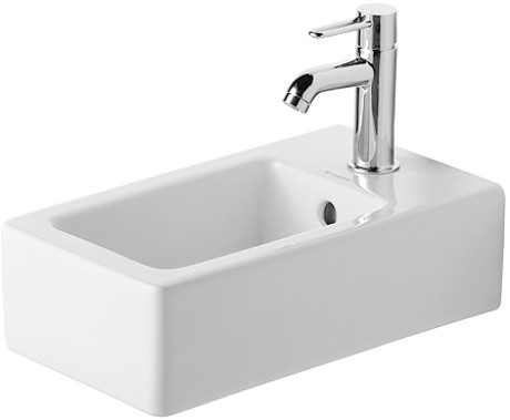 Duravit Vero umywalka mała 25cm 25x45 biały alpin wondergliss 07022500001