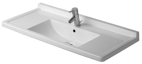 Duravit Starck 3 umywalka 105cm 105x48,5 biały alpin wondergliss 03041000001