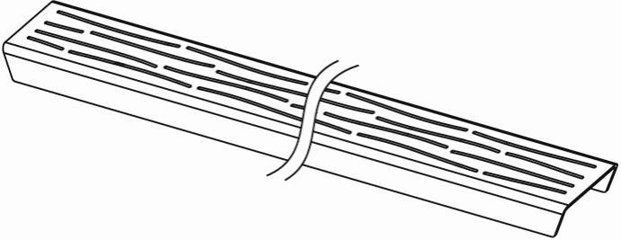 Tece Drainline ruszt odpływu liniowego do rynny prostej organic 90 cm chrom połysk 6 009 60