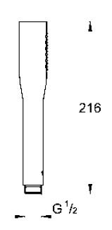 Grohe Euphoria Cosmopolitan główka słuchawka prysznicowa chrom 27367000