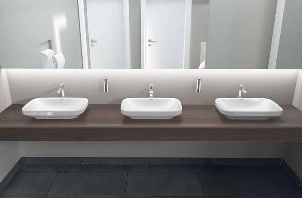 Duravit DuraStyle umywalka na blat 43x43 biały alpin 0349430000