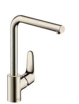 Hansgrohe Focus bateria kuchenna z obrotową wylewką stal szlachetna - optyczny 31817800